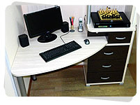 Каждый стол в модельном ряду Домашний офис представляет собой эргономичный вариант для организации комфортного рабочего места