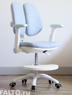 Голубое детское кресло Duo-Plus