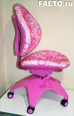 Детское компьютерное кресло розовое