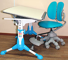 парта-трансформер и детское кресло duorest DR-289