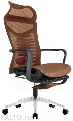 Офисный реклайнер Falto Air Comfort-180 коричневый