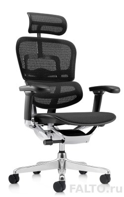 Черное кресло Falto Ergohuman 2 SE Luxury