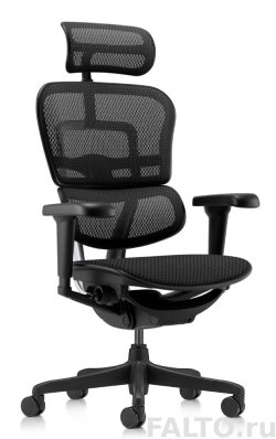 Черное кресло Falto Ergohuman 2 ST Ultra