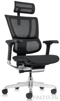 Черное кресло Falto IOO-E2 Elite