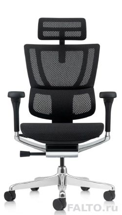 Черное кресло Falto IOO-E2 Elite