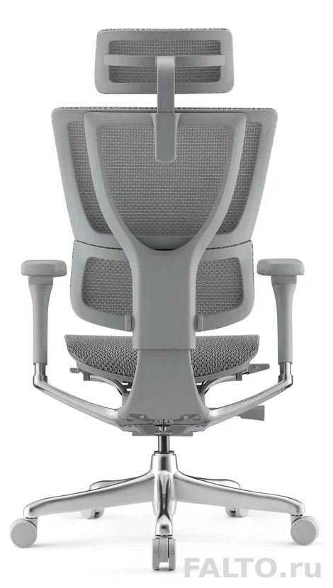 Серое сетчатое кресло Falto IOO-E2 Elite