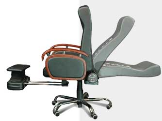 Кресло обеспечивает максимальный комфорт без нагрузки на позвоночник