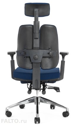 Темно-синее эргономичное кресло Falto Orto Alpha