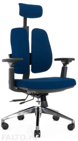 Темно-синее кресло Alpha ORTO