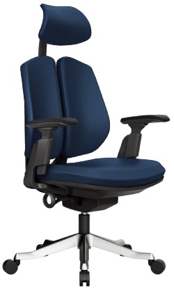 Синее офисное кресло Falto-Orto Bionic