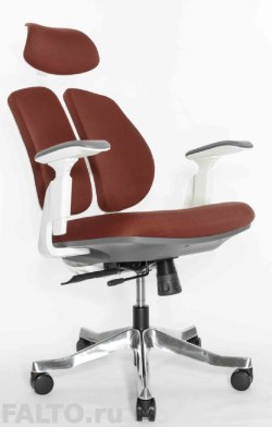 Офисное кресло Bionic (каркас светлый, ткань коралловая)