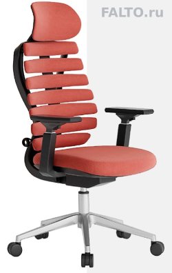 Красное эргономичное кресло Falto orto Ergo