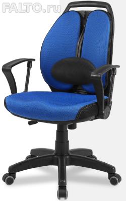 Синее компьютерное эргономичное кресло New Trans