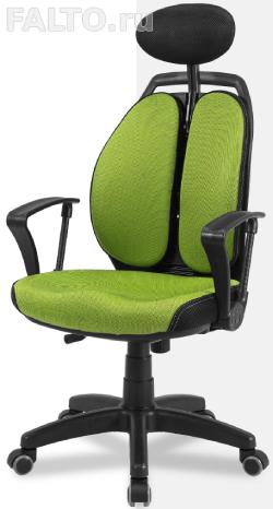 Зеленое компьютерное эргономичное кресло New Trans