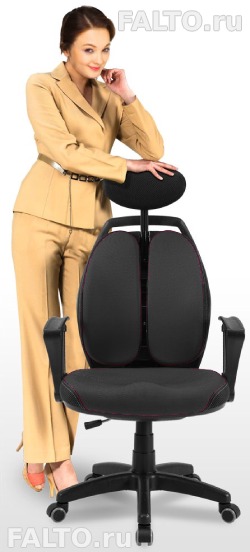 Оригинальна модель кресла с ортопедической спинкой