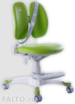 Ортопедическое кресло для школьника KIDS MAX A8 зеленое