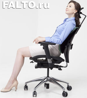 офисное кресло Дуорест обеспечивает комфортную работу в положении сидя