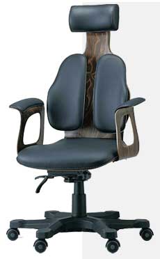 Кожаное ортопедическое кресло Cabinet DR-130
