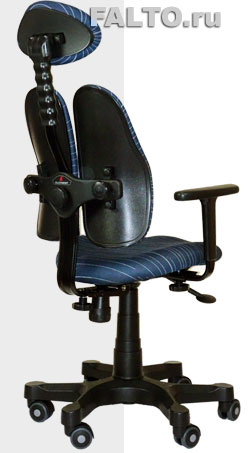 синее компьютерное кресло duorest DR-7900