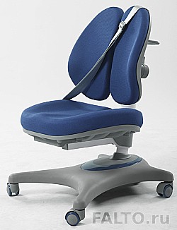 Детское ортопедическое кресло KIDS MAX-V6 тёмно синее