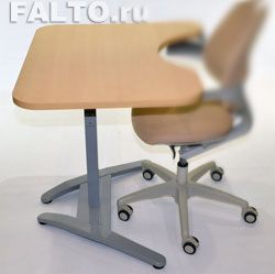 Эргономичный стол и компьютерное кресло для детей Duokids Rabbit Sponge
