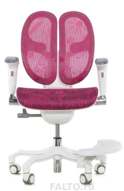 Розовое подростковое сетчатое кресло