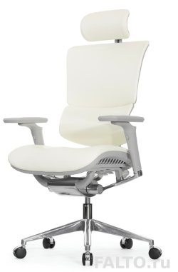 Черное кожаное кресло Falto Leather Premium SL