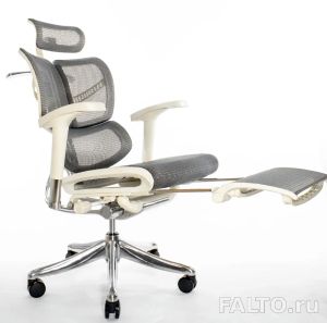 Анатомическое кресло Expert Fly с выдвигаемой подножкой