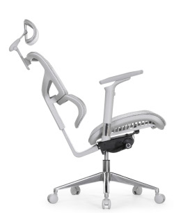 Белое сетчатое кресло с поясничным валиком Sail Art