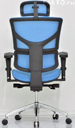 Эргономичное сетчатое кресло Expert Sail АРТ синее