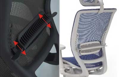 Эргономичная сетчатая спинка кресла Expert Spark
