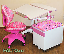 Тумбочка-табуретка и парта desk Comfort S