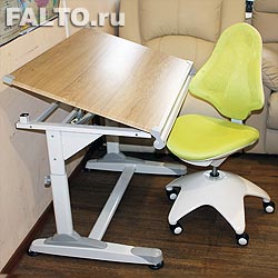 Стол-парта Ergo-Desk и детское кресло Falto-kids Mesh