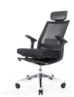 Эргономичное кресло Falto А1 с черным каркасом
