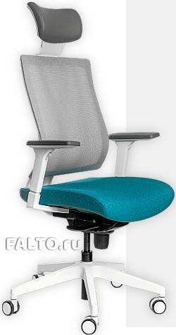 Офисное кресло Falto G-1 с белым каркасом