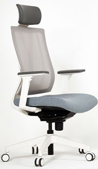 Офисное кресло Falto G-1 с белым каркасом