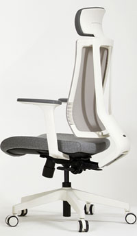 Эргономичное кресло Falto G-1, пластик белый