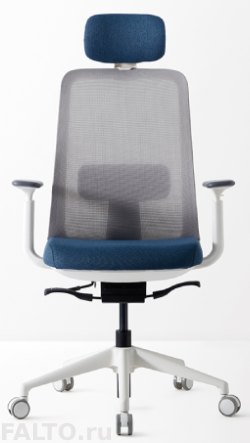 Светлое кресло ICON с подголовником