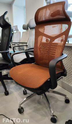 Коричневое сетчатое кресло Falto Air Comfort-180
