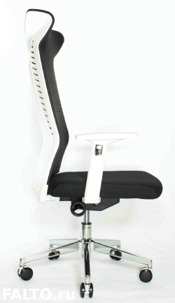 Дизайнерское сетчатое черно-белое кресло