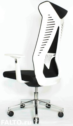 Сетчатое черно-белое кресло