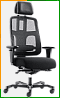 Диспетчерское кресло с эластичной сетчатой спинкой