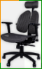 Ортопедические офисные кресла Progress PH-W02 (цвет черный)