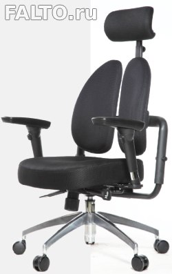 Эргономичное кресло PROGRESS модель РН-40 цвет тёмно серый