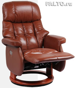 Кожаное кресло Relax Lux Electro с электро механизмом