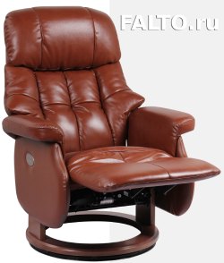 Кожаное кресло электро-реклайнер Relax Lux Electro