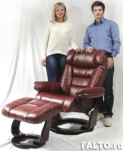 конструкция кресла способствует максимальному снятию физического напряжения