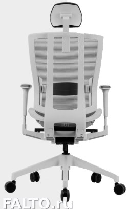 Офисное кресло DuoFlex в белом пластике