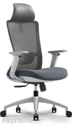 Комфортное кресло с сетчатой спинкой Falto WH-6258-1