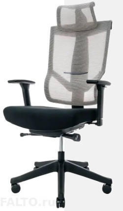 Черное кресло Falto Hoshi Fabric